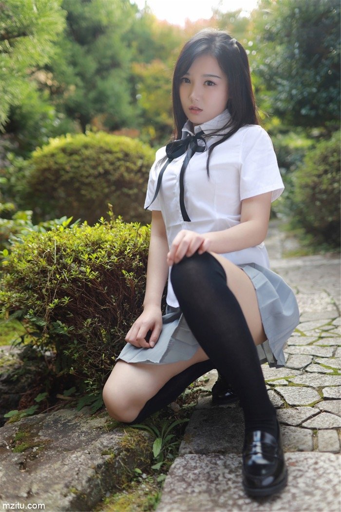 可爱萌妹徐微微唯美写真 学生JK制服写真清新怡人