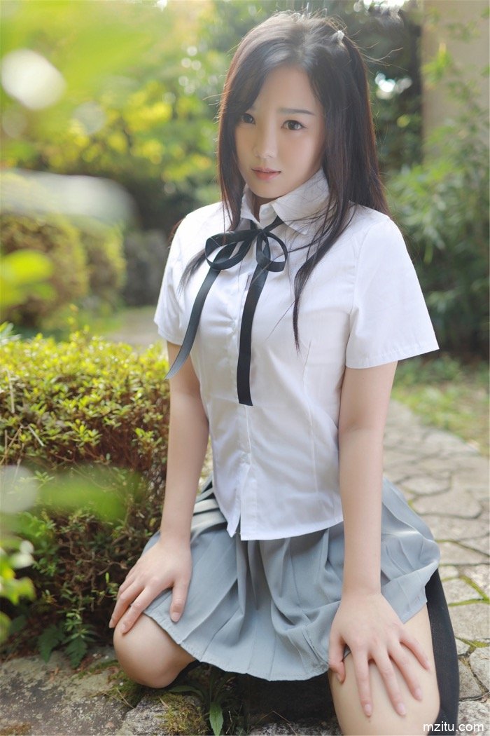 可爱萌妹徐微微唯美写真 学生JK制服写真清新怡人