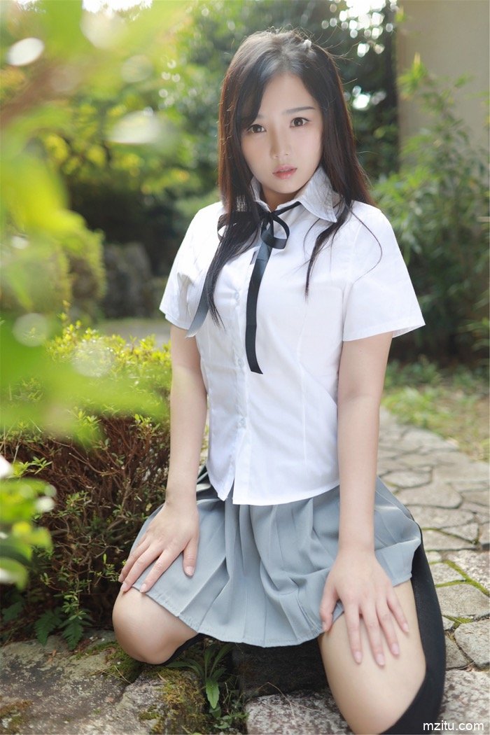 可爱萌妹徐微微唯美写真 学生JK制服写真清新怡人