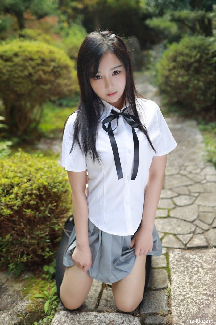 可爱萌妹徐微微唯美写真 学生JK制服写真清新怡人