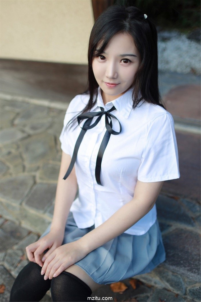 可爱萌妹徐微微唯美写真 学生JK制服写真清新怡人