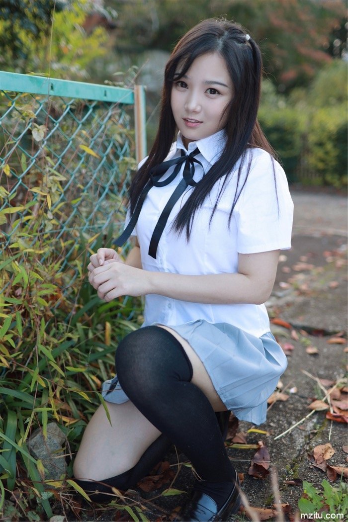 可爱萌妹徐微微唯美写真 学生JK制服写真清新怡人