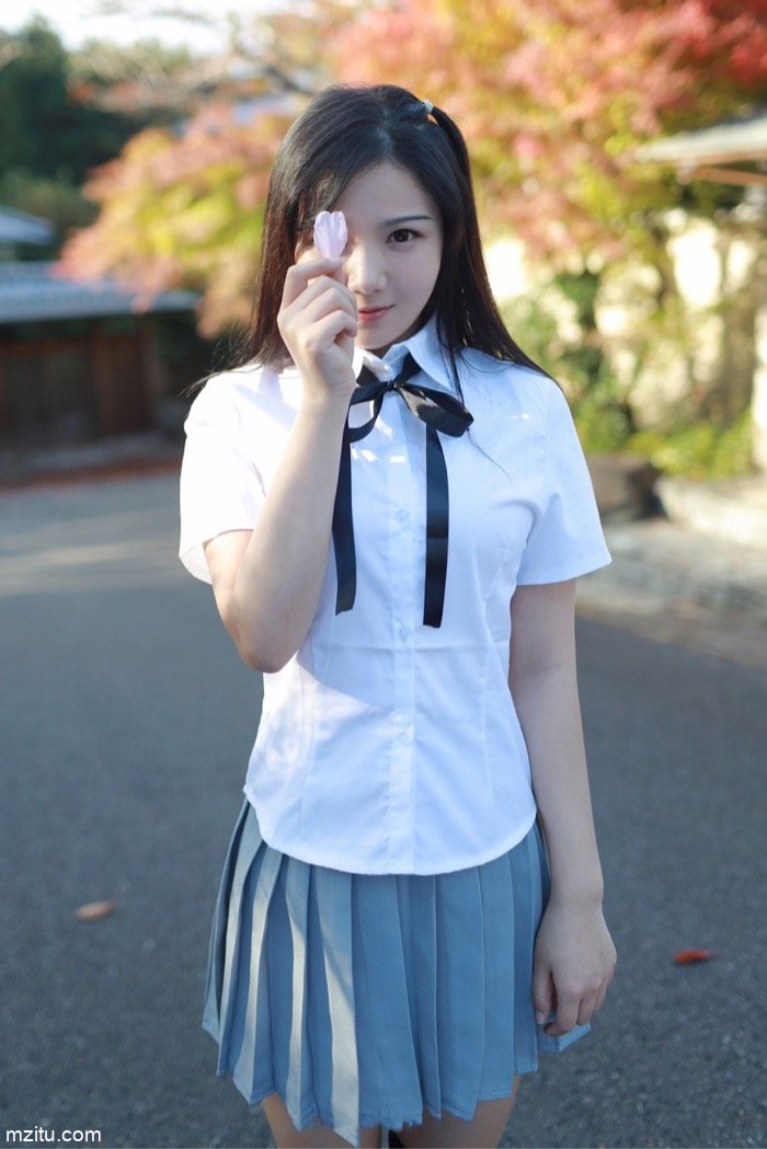 可爱萌妹徐微微唯美写真 学生JK制服写真清新怡人