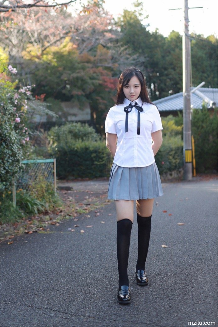 可爱萌妹徐微微唯美写真 学生JK制服写真清新怡人